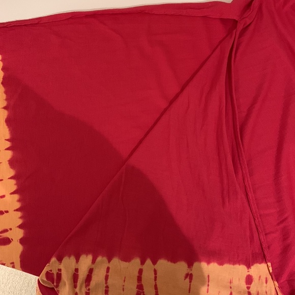 C&C California Red Tie Dye Maxi Dress Size XS - Picture 4 of 5